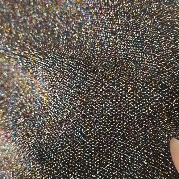 Express Metallic Multi-Colored Glittery Mini Dress - Picture 2 of 9